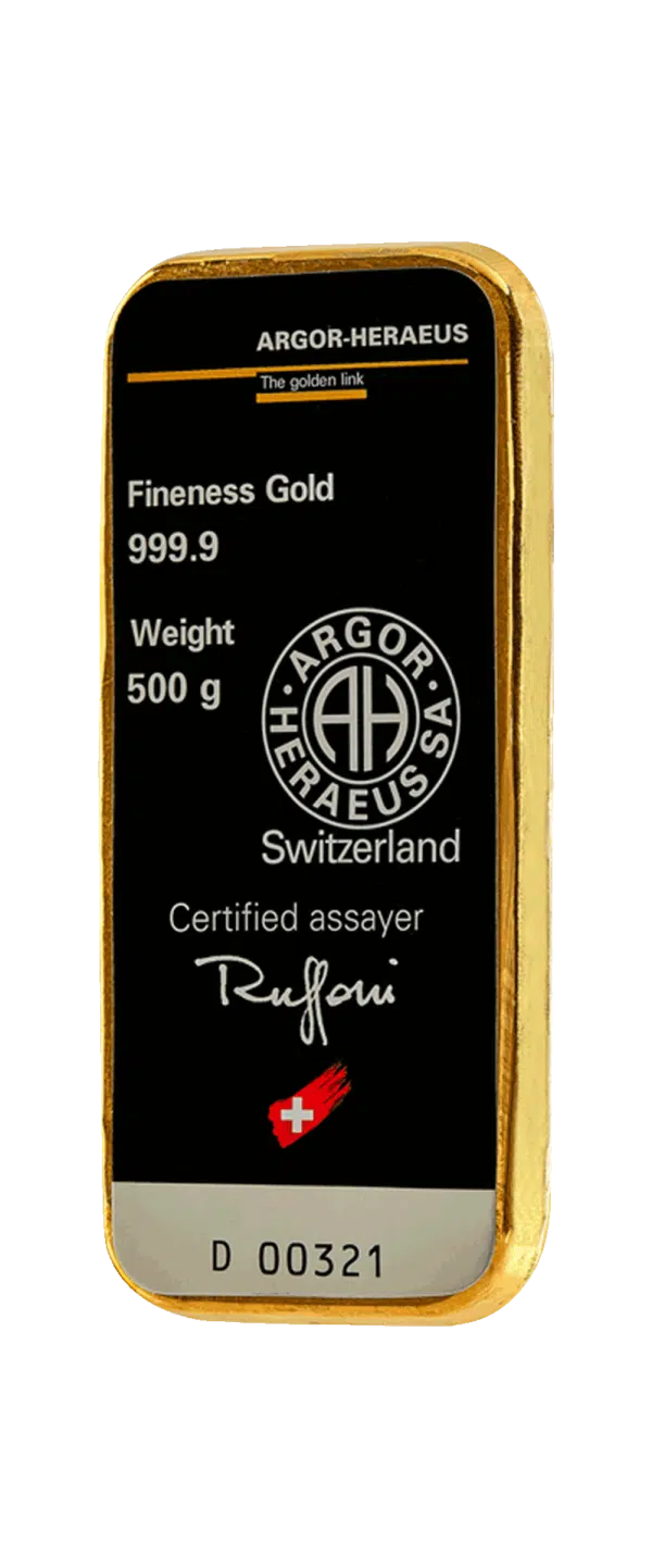 BEFEKTETÉSI ARANYRÚD 500 GRAMM 999.9 EZRELÉK-1